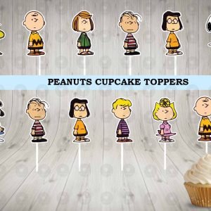 Charlie Brown Peanuts Cupcake Toppers