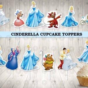 Cinderella Cupcake Toppers