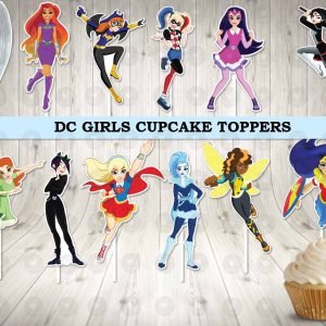 DC Girls Cupcake Toppers