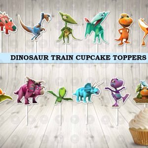 Dinosaur Train Cupcake Toppers