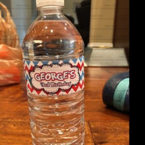 Dr Seuss Water Labels
