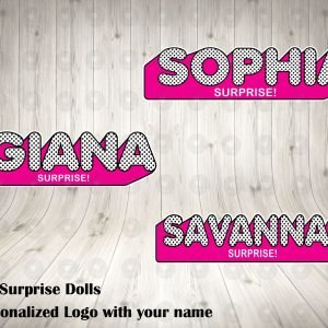 LOL Surprise Doll Personalized Name Logo DIGITAL FILE ONLY