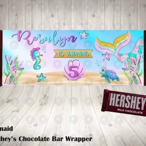 Mermaid Hershey's Wrapper