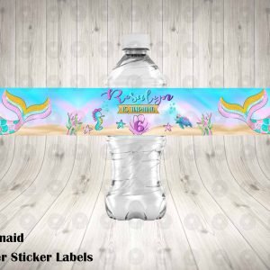Mermaid Water Labels
