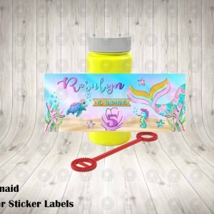 Mermaid Bubble Labels