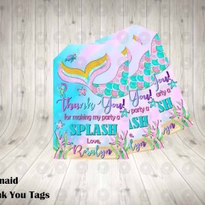 Mermaid Thank You Tags