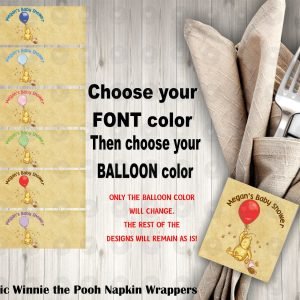 Winnie the Pooh Napkin Wrappers