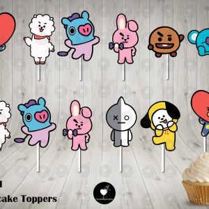 BT21 Cupcake Toppers