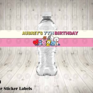 BT21 Water Labels