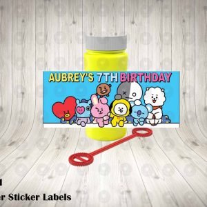 BT21 Bubble Labels