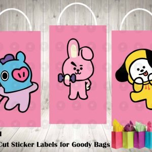 BT21 Die Cut Goody Bag Labels