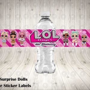 LOL Surprise Dolls Water Labels