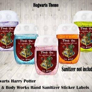 Harry Potter Bath & Body Works Hand Sanitizer Sticker Labels