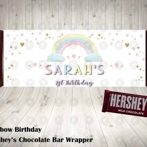 Rainbow Hershey's Wrapper