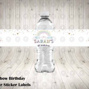 Rainbow Water Labels
