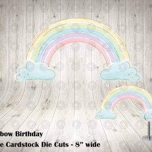 Rainbow Large Die Cuts