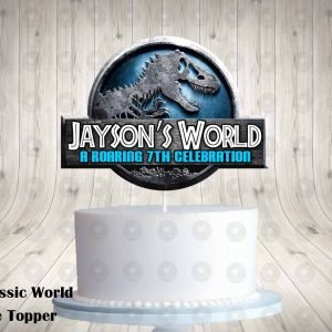 Jurassic World Cake Topper