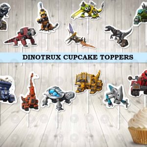 Dinotrux Cupcake Toppers