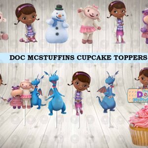 DocMcStuffins Cupcake Toppers