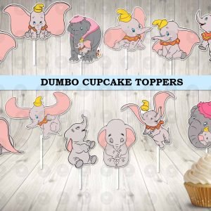 Dumbo Original Animated Cupcake Toppers