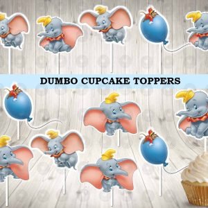 Dumbo Animated Cupcake Toppers