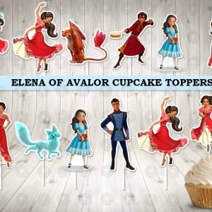 Elena of Avalor Cupcake Toppers