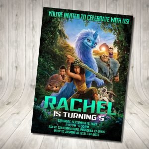 Raya Invitation Birthday Party