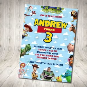 Toy Story Invitation Birthday Party
