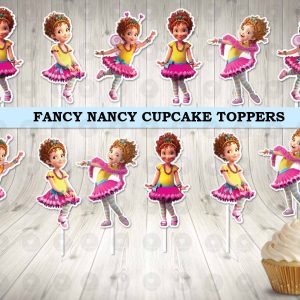 Fancy Nancy Cupcake Toppers