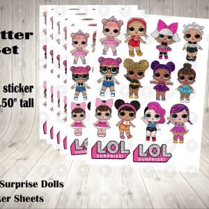 LOL Surprise Dolls Sticker Labels