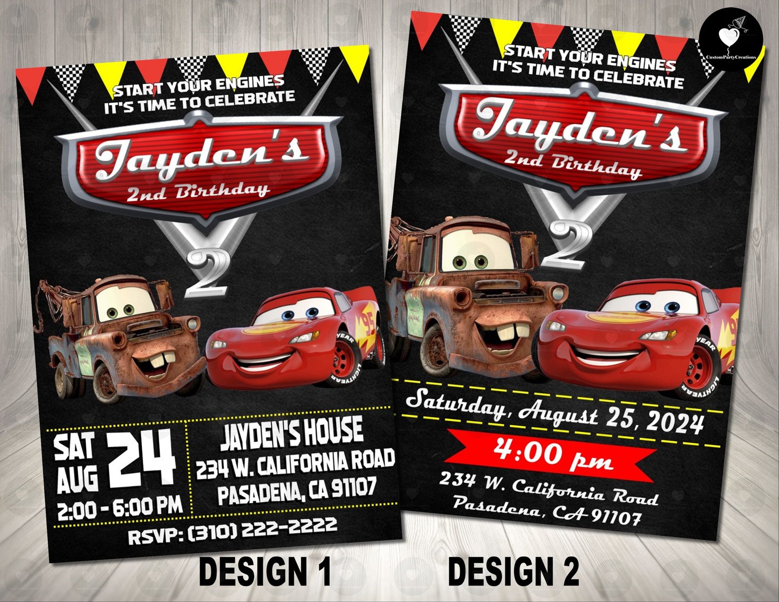 Cars Invitation Birthday Party 1 Cars Invitation Birthday Party