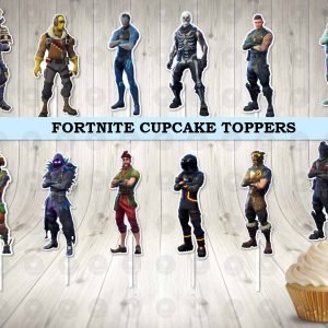 Fortnite Boys Cupcake Toppers