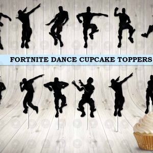 Fortnite Dance Moves Cupcake Toppers