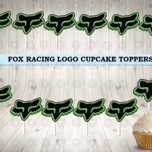 Fox Racing Cupcake Toppers All Colors