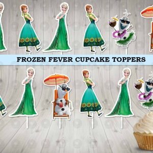 Frozen Fever Cupcake Toppers