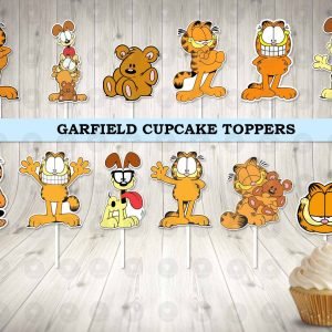 Garfield the Cat Cupcake Toppers