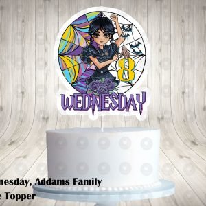 Wednesday Addams Family and Me Cake Topper 1