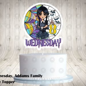 Wednesday Addams Family and Me Cake Topper 2