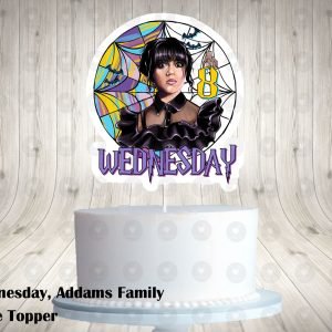 Wednesday Addams Family and Me Cake Topper 4