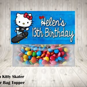 Sanrio Hello Kitty Skater Favor Bag Toppers