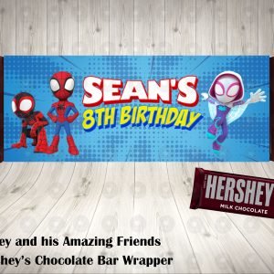 Spidey and his Amazing Friends Hershey's Wrapper