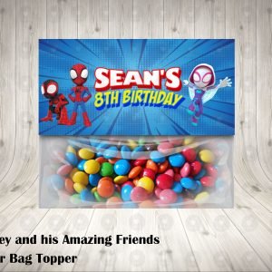 Spidey and his Amazing Friends Favor Bag Toppers