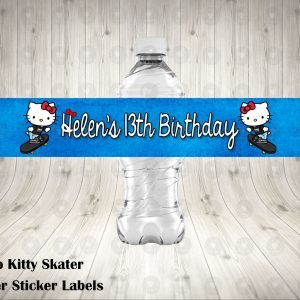 Sanrio Hello Kitty Skater Water Labels