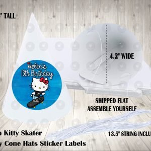 Sanrio Hello Kitty Skater Personalized Cone Hats