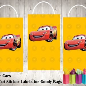 Cars Pixar Cut Goody Bag Labels