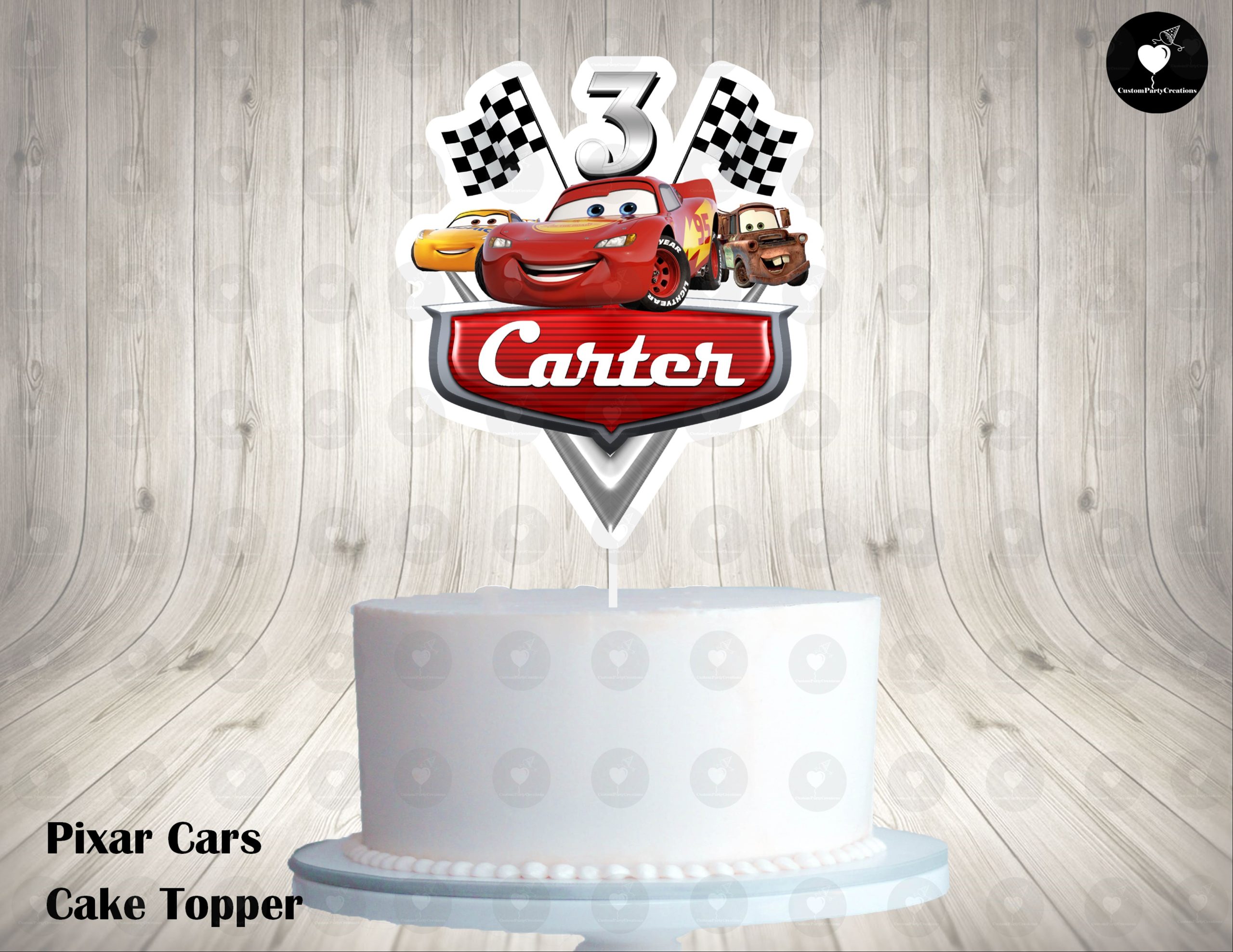 Disney cars cake — Children's Birthday Cakes | Cars birthday cake, Boy  birthday cake, Lightning mcqueen birthday cake