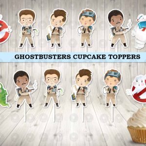Ghostbusters Cupcake Toppers