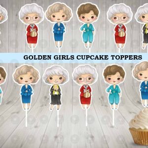 Golden Girls Cupcake Toppers