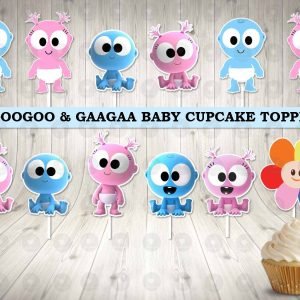 GooGoo GaaGaa Cupcake Toppers