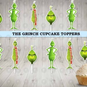 Grinch 2 Cupcake Toppers